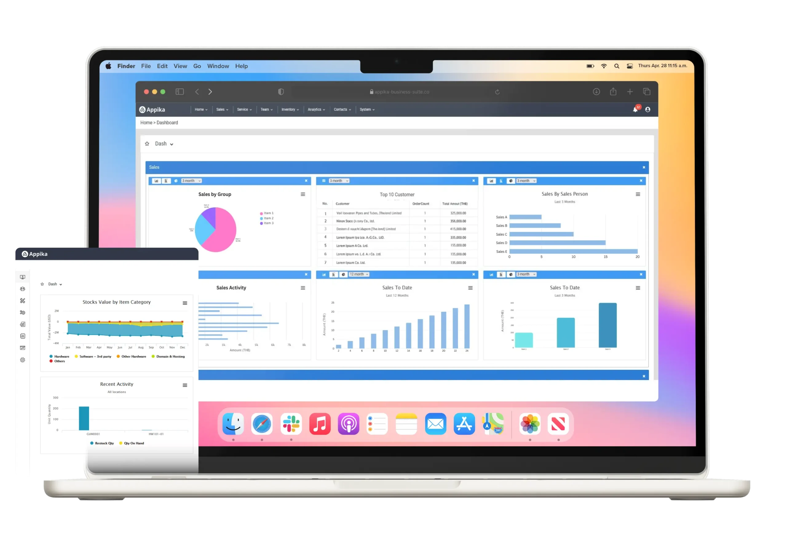 Business management software - TechSpace