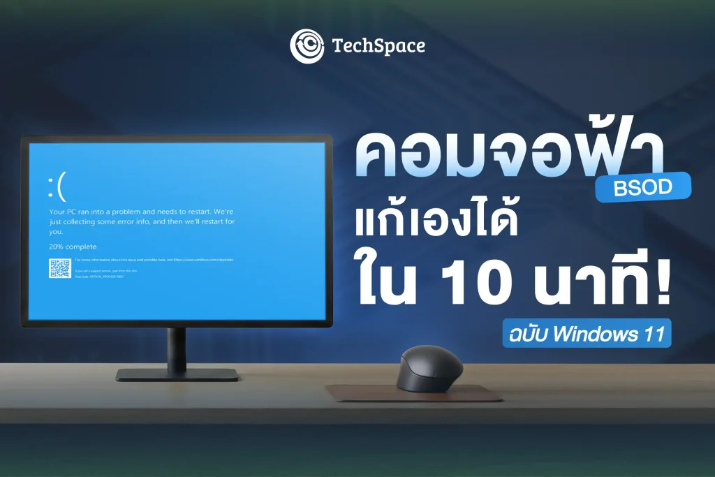 คอมจอฟ้า (BSOD) แก้เองได้ใน 10 นาที! ฉบับ Windows 11