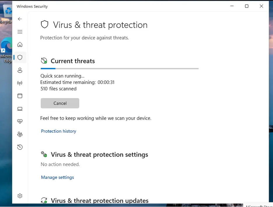 แก้จอฟ้า Windows 11 - Step 6